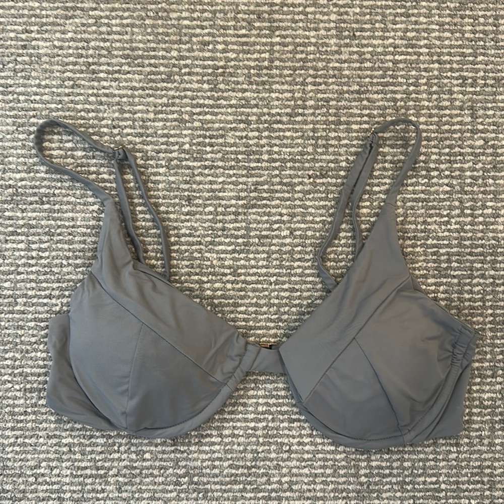 Grey bikini top